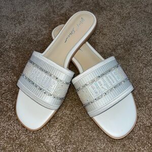 Betsy Johnson Bride Slides